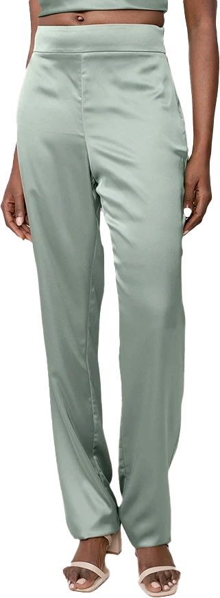 Ruby Satin Pants | Made To Order - Image 49
