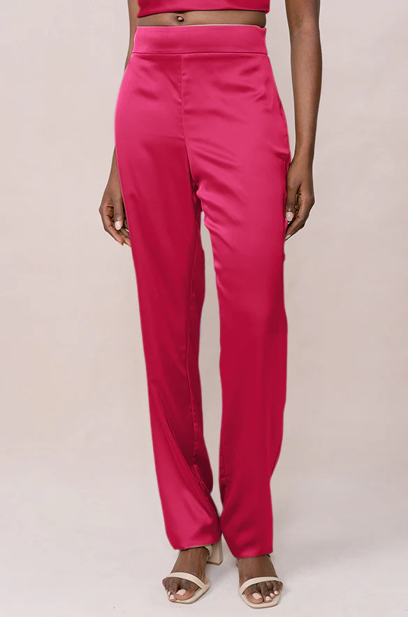 Ruby Satin Pants | Made To Order - Image 77