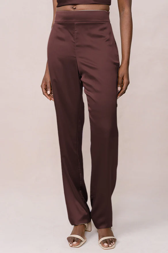 Ruby Satin Pants | Made To Order - Image 82