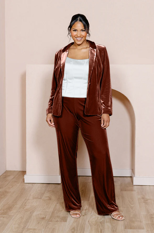Ruby Velvet Pants | Made To Order - Image 23