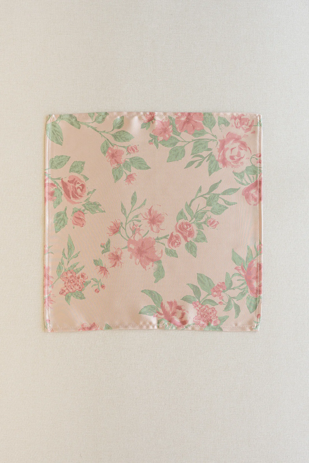 Satin Floral Print Pocket Square | Made To Order - Image 10