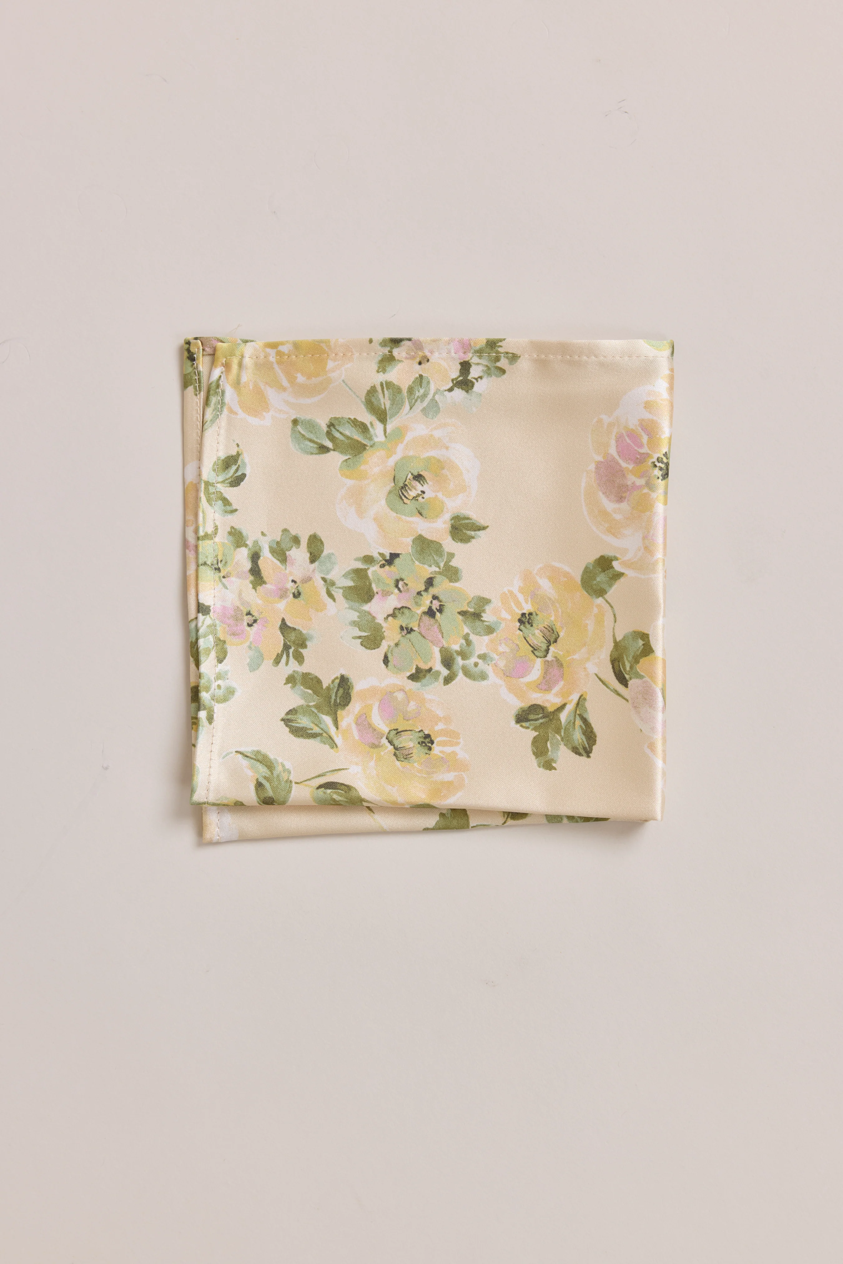 Satin Floral Print Pocket Square | Made To Order - Image 28