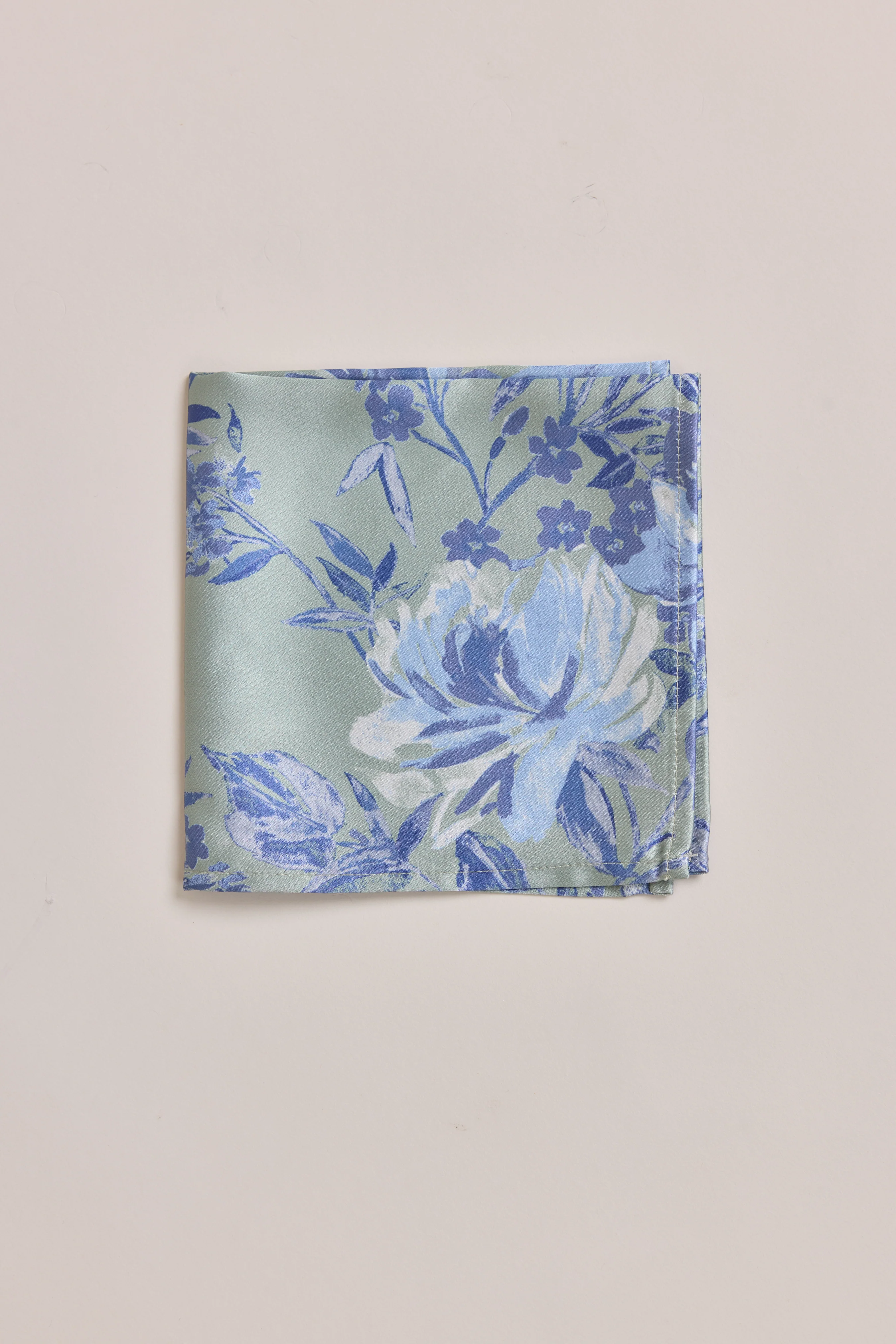 Satin Floral Print Pocket Square | Made To Order - Image 32