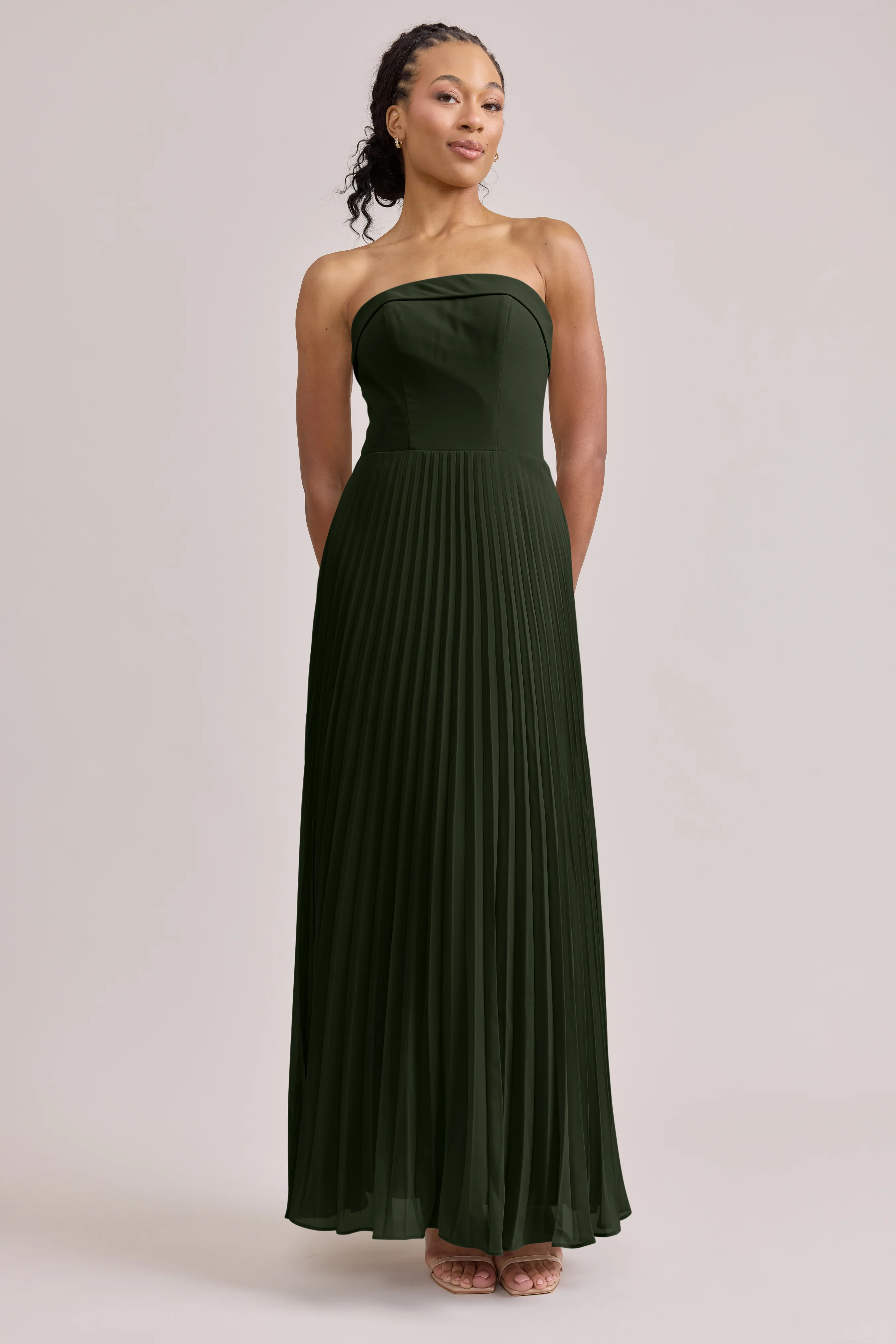 Saylor Chiffon Pleated Dress | Made To Order - Image 14