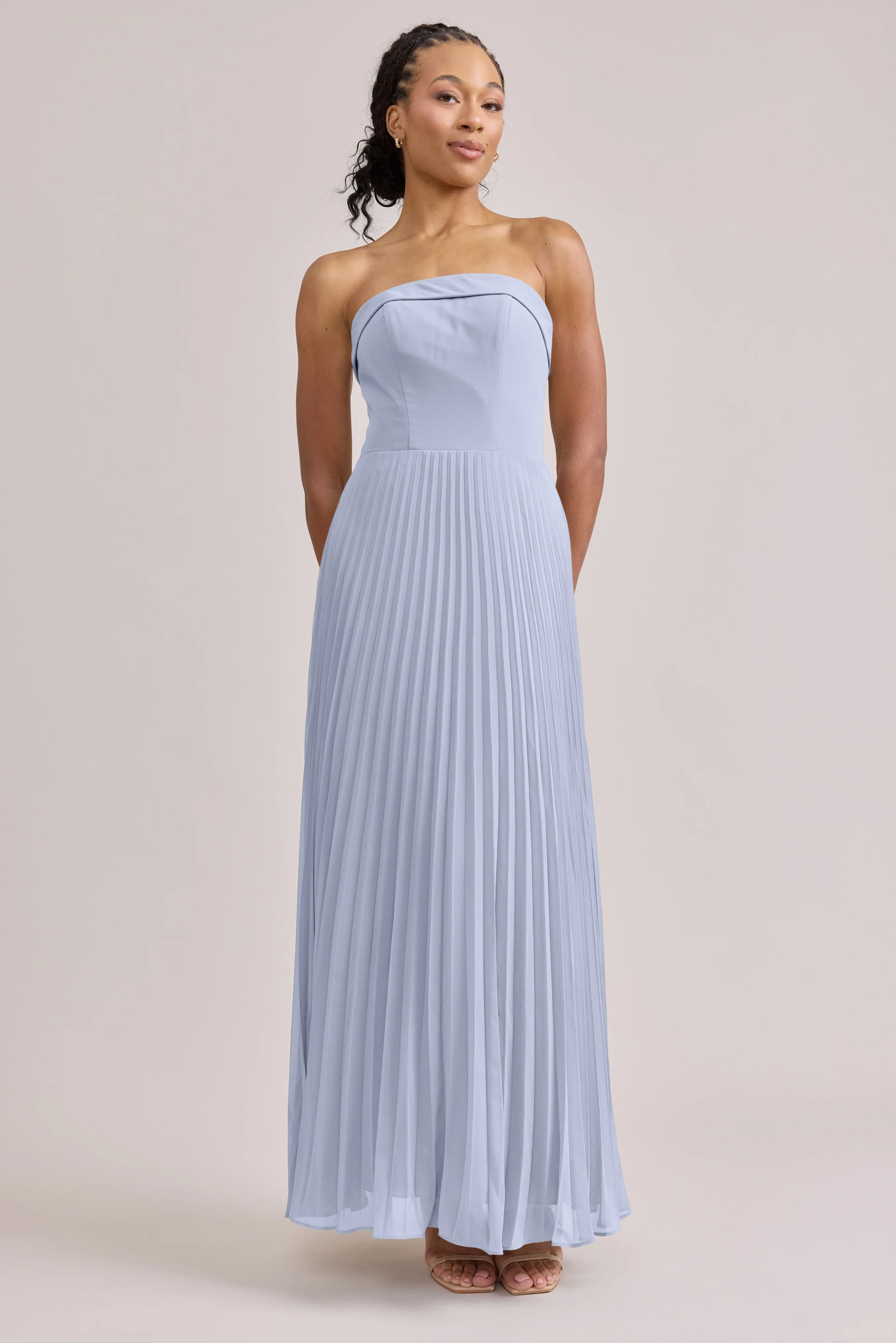 Saylor Chiffon Pleated Dress | Made To Order - Image 32