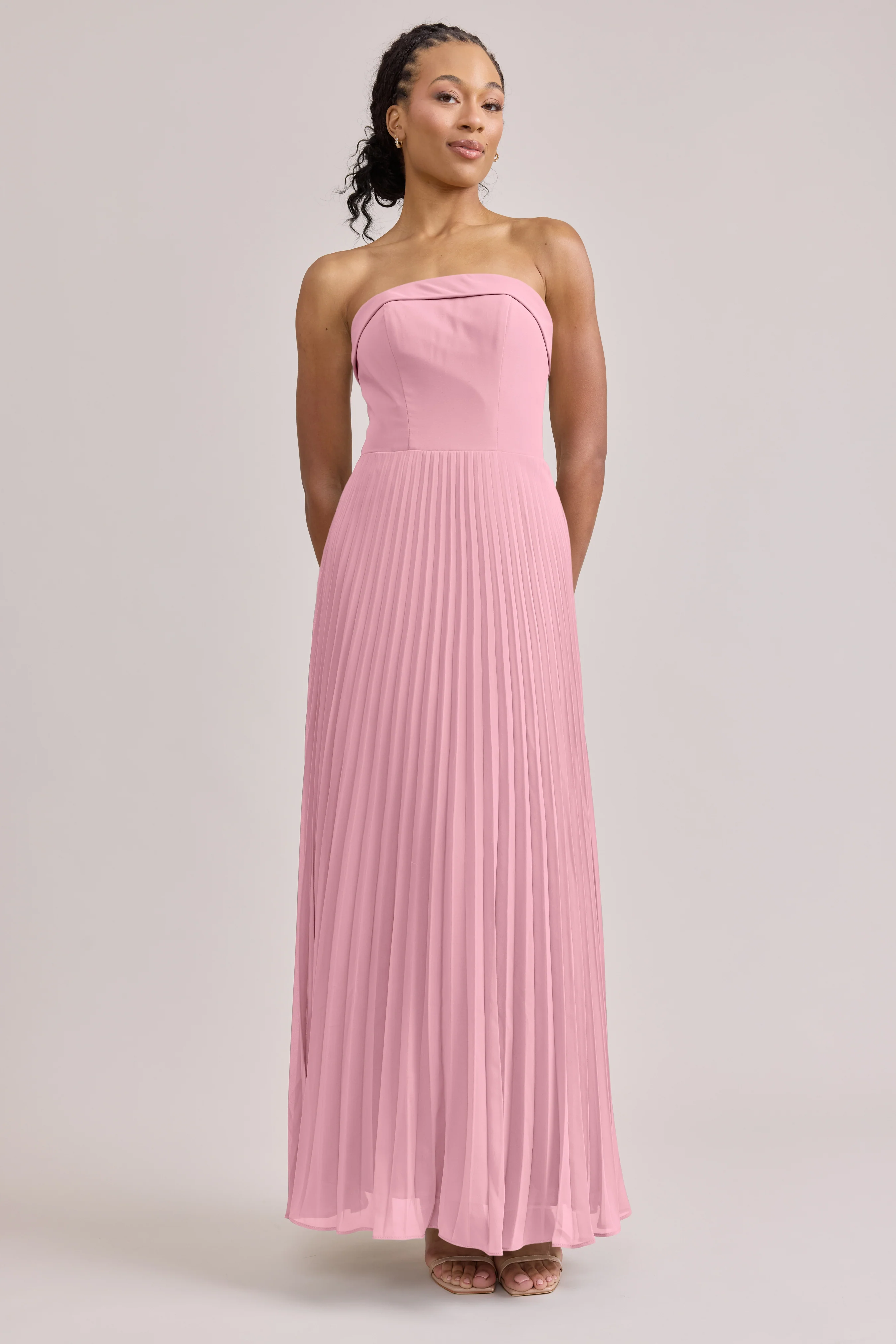 Saylor Chiffon Pleated Dress | Made To Order - Image 36