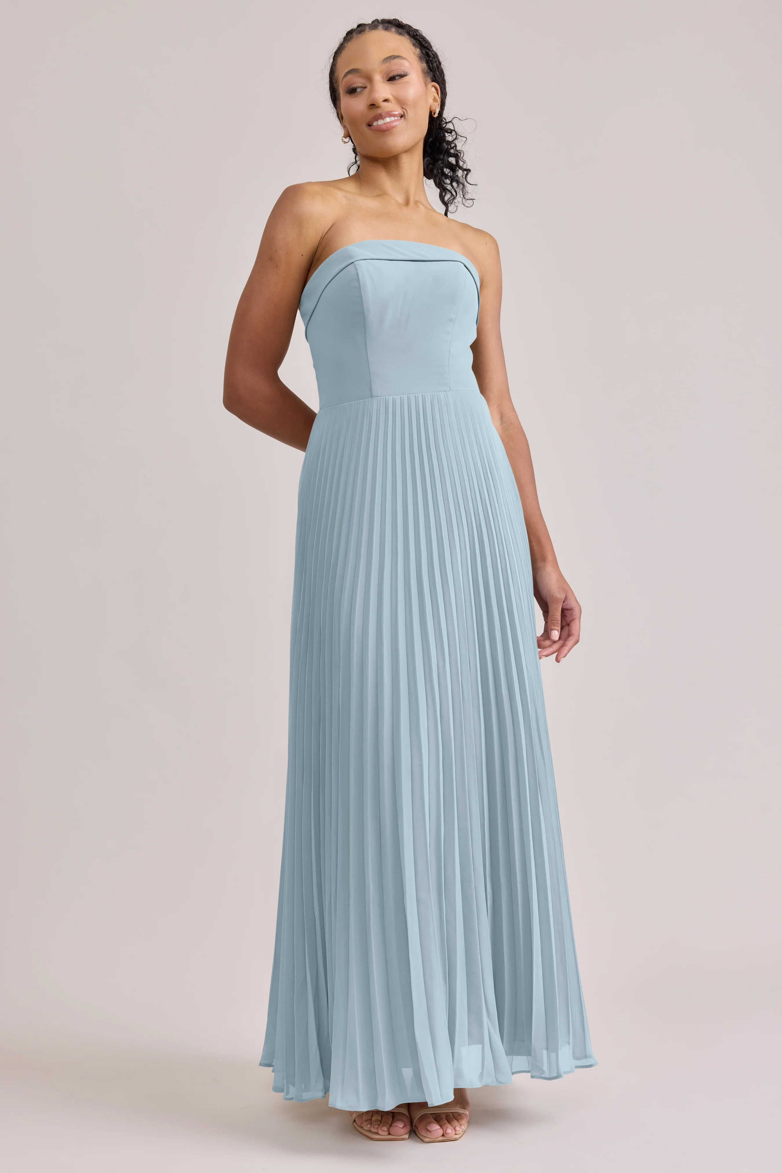 Saylor Chiffon Pleated Dress | Made To Order - Image 62