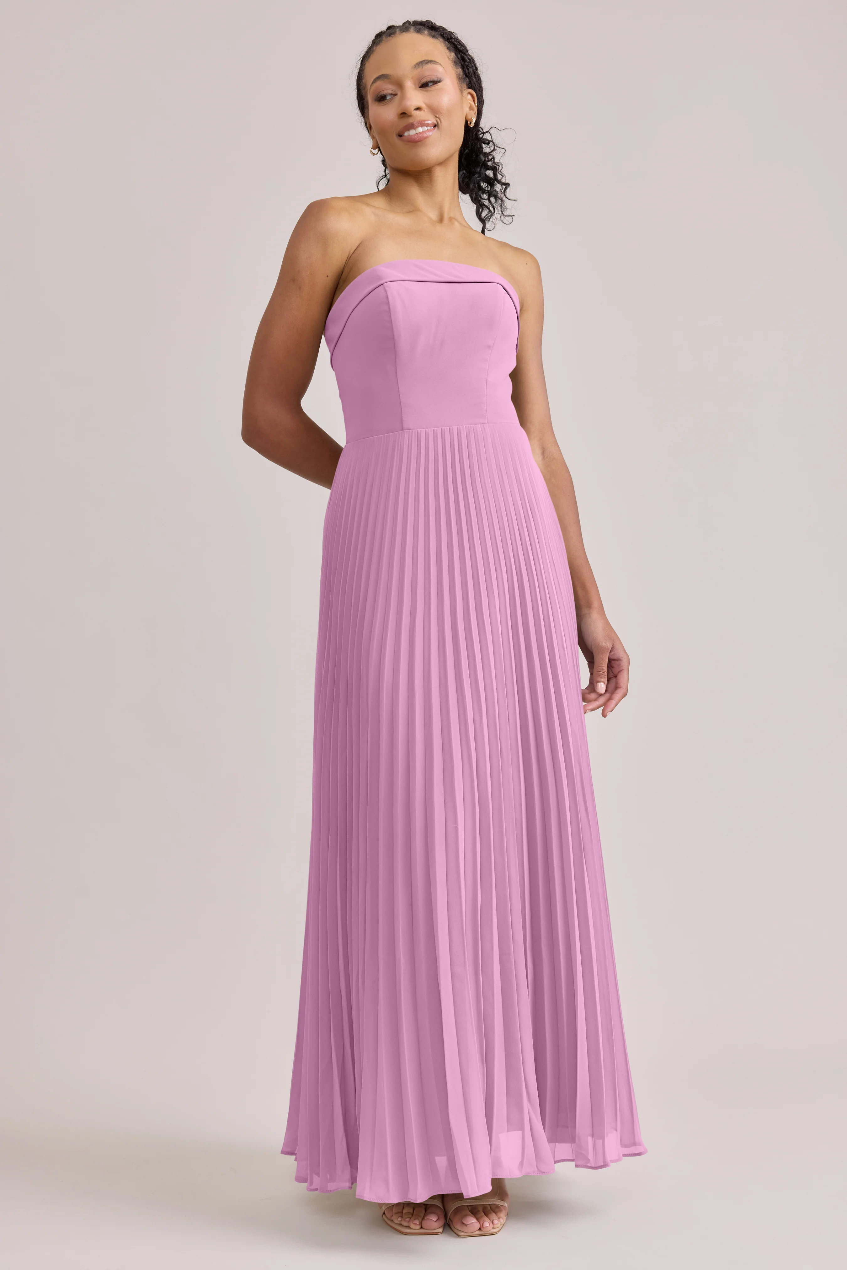 Saylor Chiffon Pleated Dress | Made To Order - Image 67