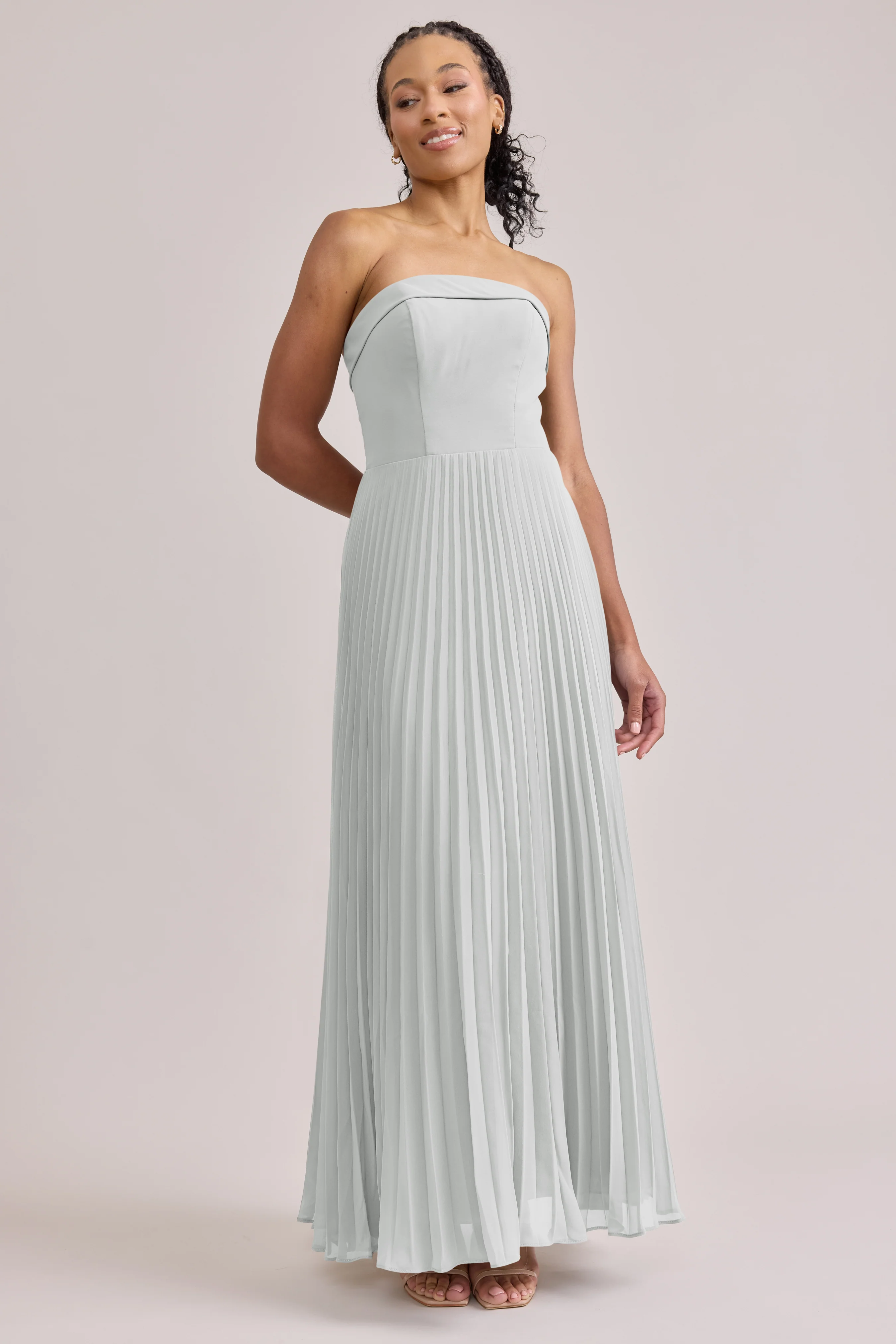 Saylor Chiffon Pleated Dress | Made To Order - Image 81