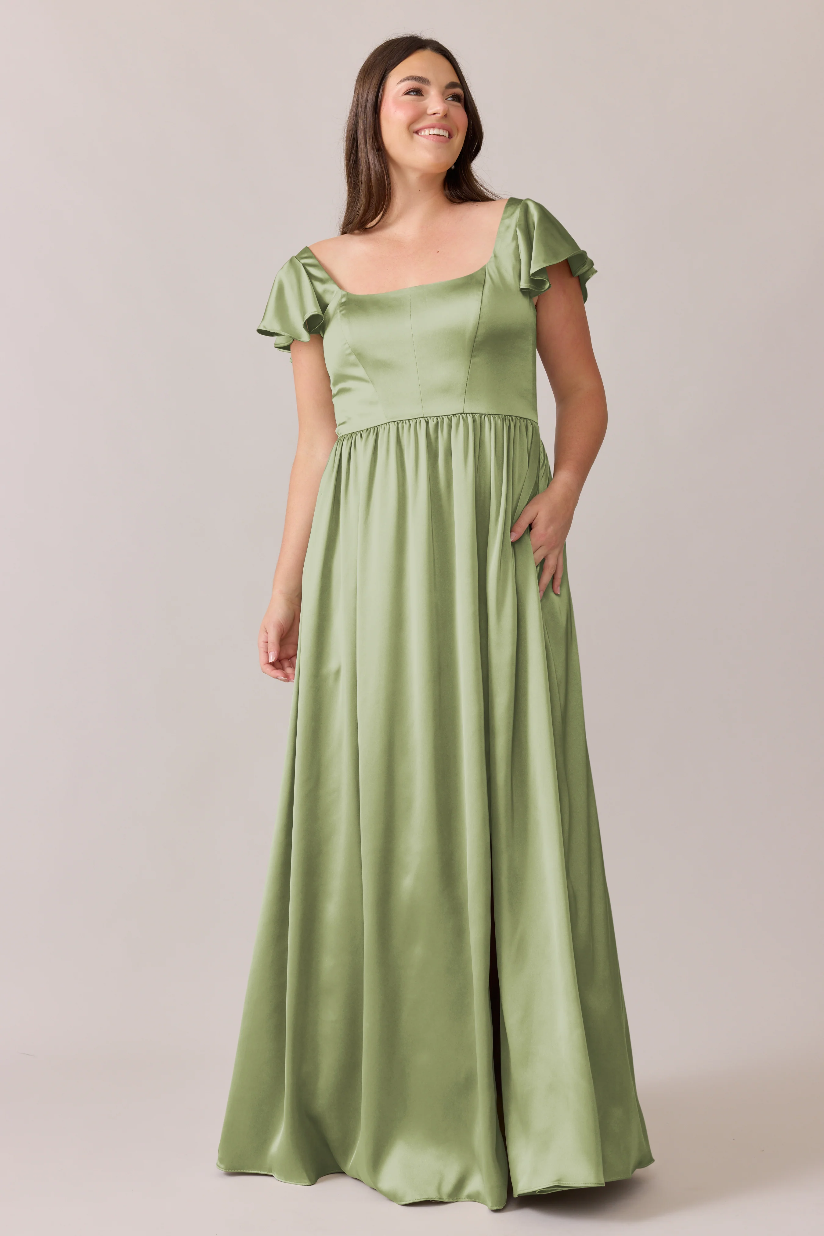 Selma Satin Dress | Made To Order - Image 157