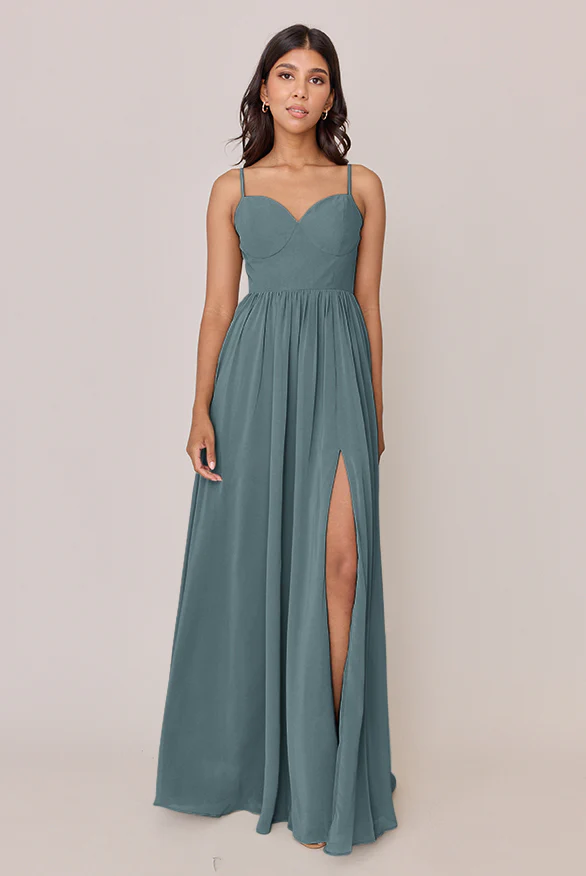 Serenity Chiffon Dress | Made To Order - Image 44