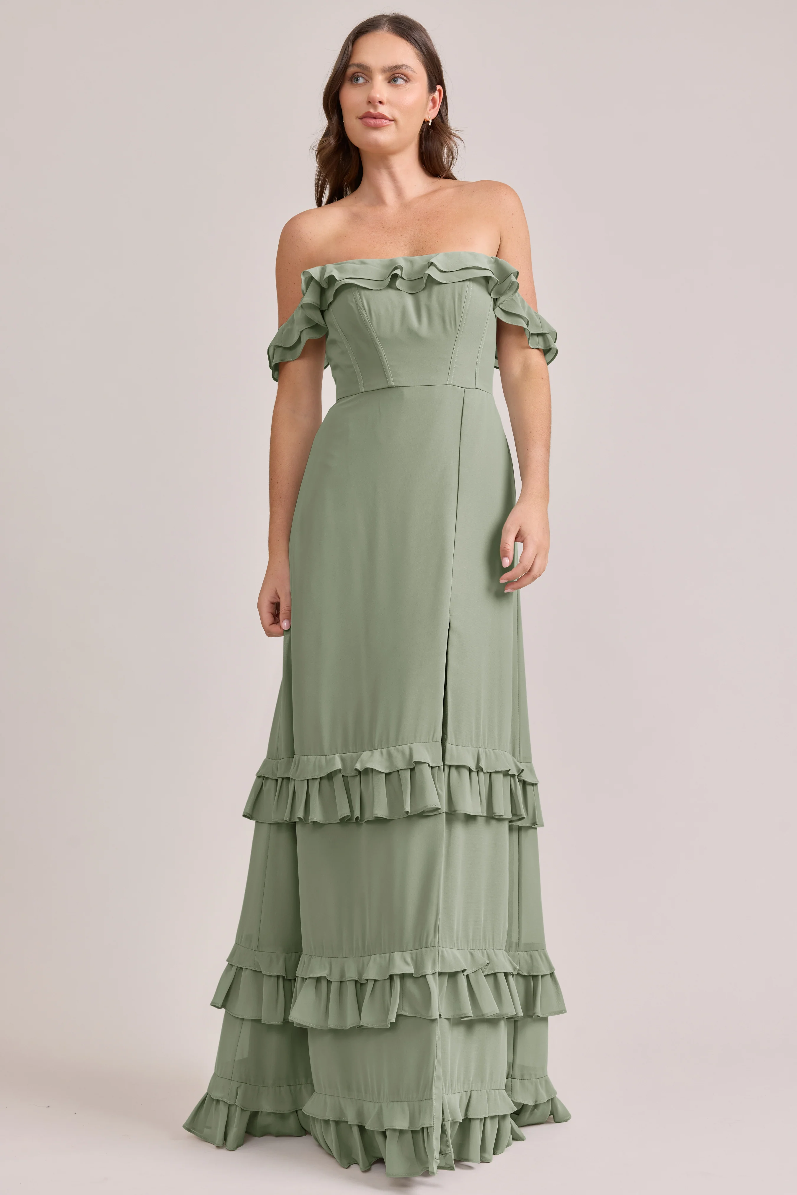 Shea Chiffon Dress | Made To Order - Image 80