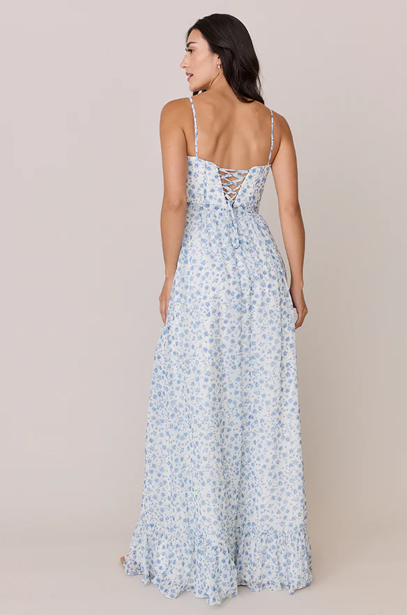 Shylah Chiffon Floral Print Dress | Made To Order - Image 15