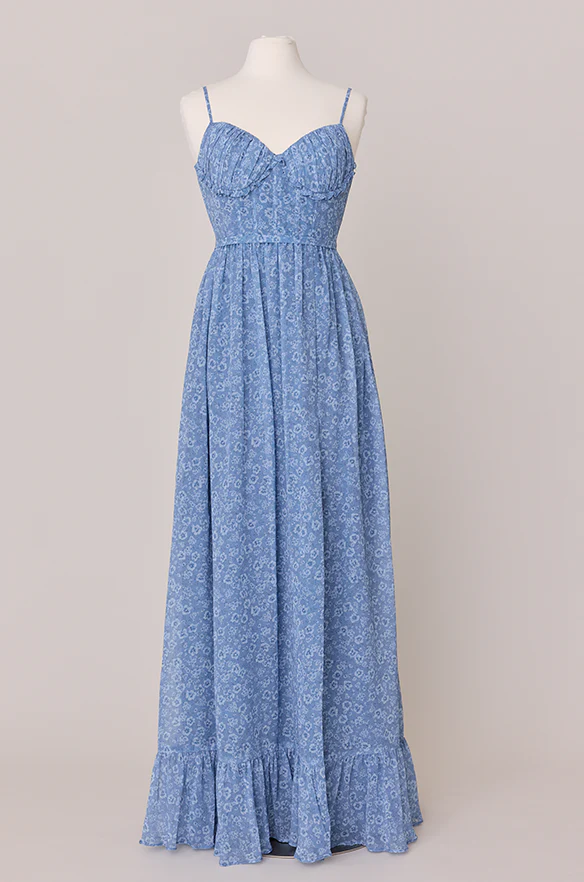 Shylah Chiffon Floral Print Dress | Made To Order - Image 29