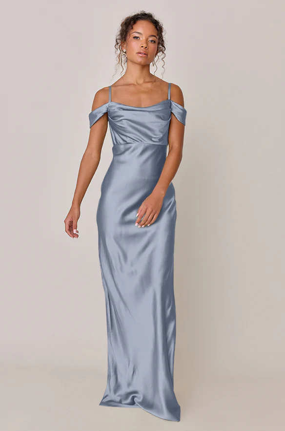 Sienna Satin Dress | Made To Order - Image 105