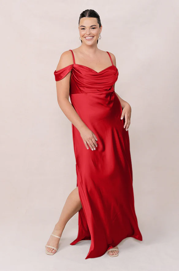 Sienna Satin Dress | Made To Order - Image 178