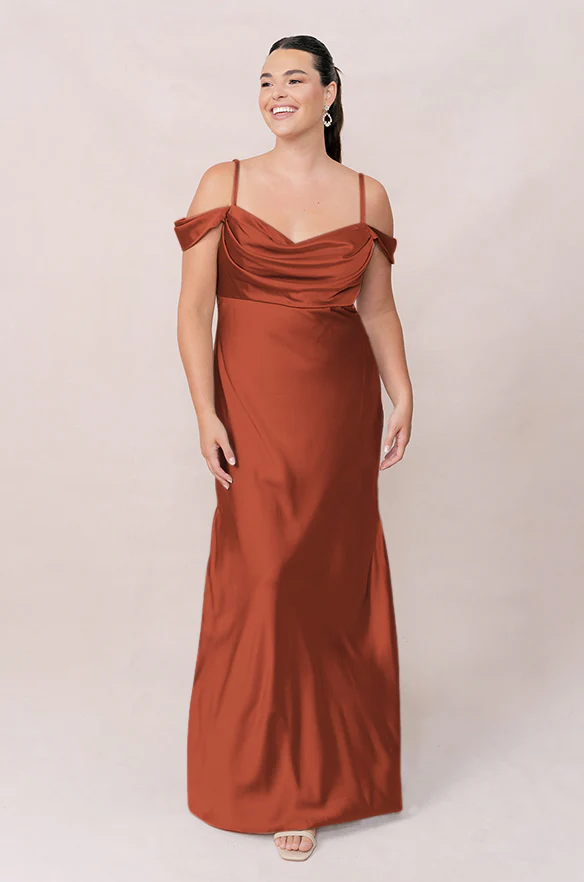 Sienna Satin Dress | Made To Order - Image 199