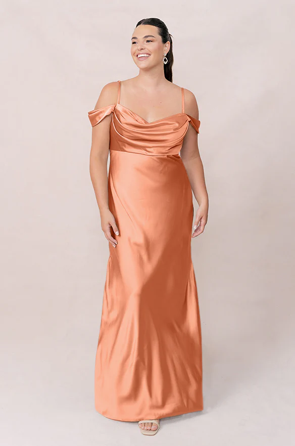 Sienna Satin Dress | Made To Order - Image 220