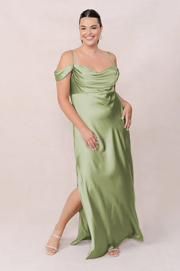 Sienna Satin Dress | Made To Order - Image 244