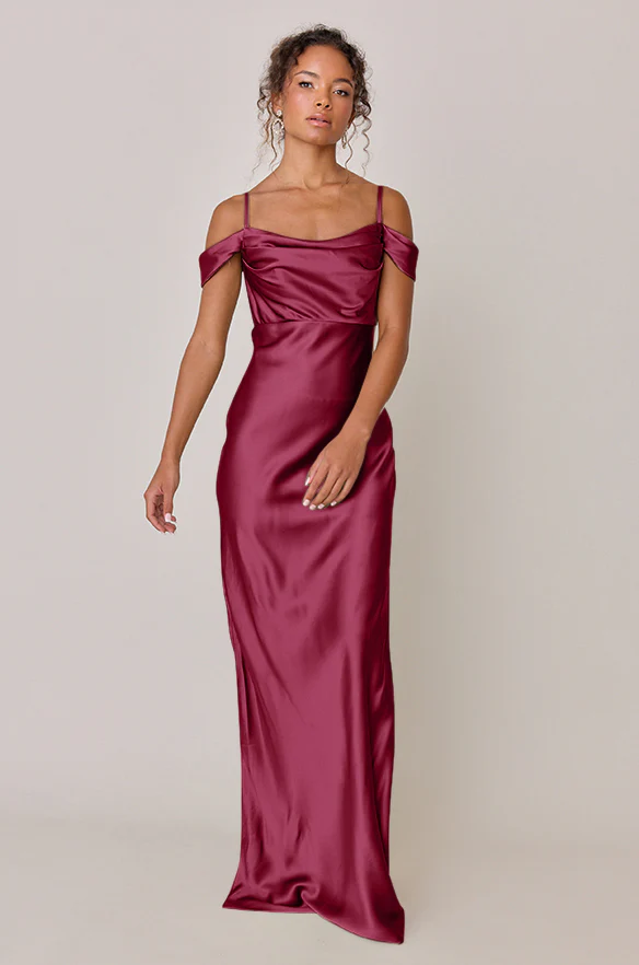 Sienna Satin Dress | Made To Order - Image 59