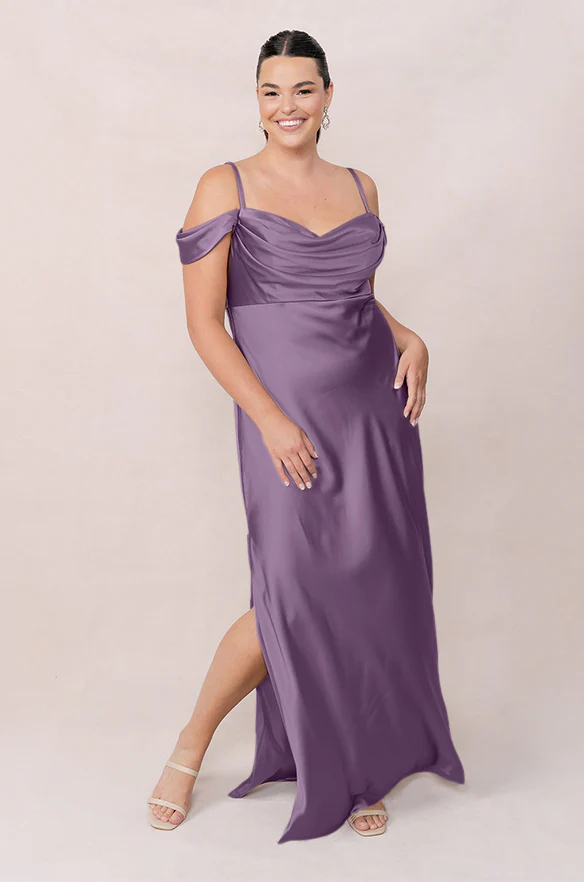 Sienna Satin Dress | Made To Order - Image 93