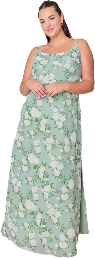 Skye Chiffon Floral Print Dress | Made To Order - Image 36