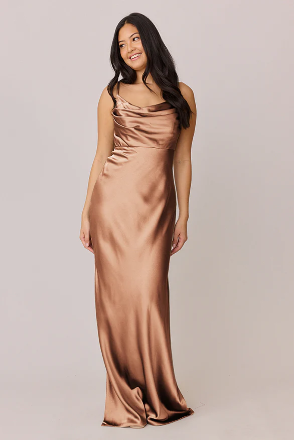 Skye Satin Dress | Made To Order - Image 190