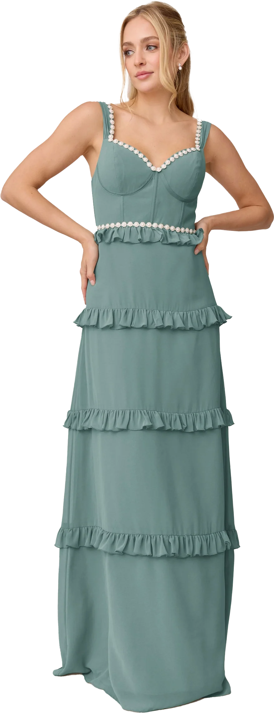 Sloane Luxe Chiffon Dress | Made To Order - Image 128
