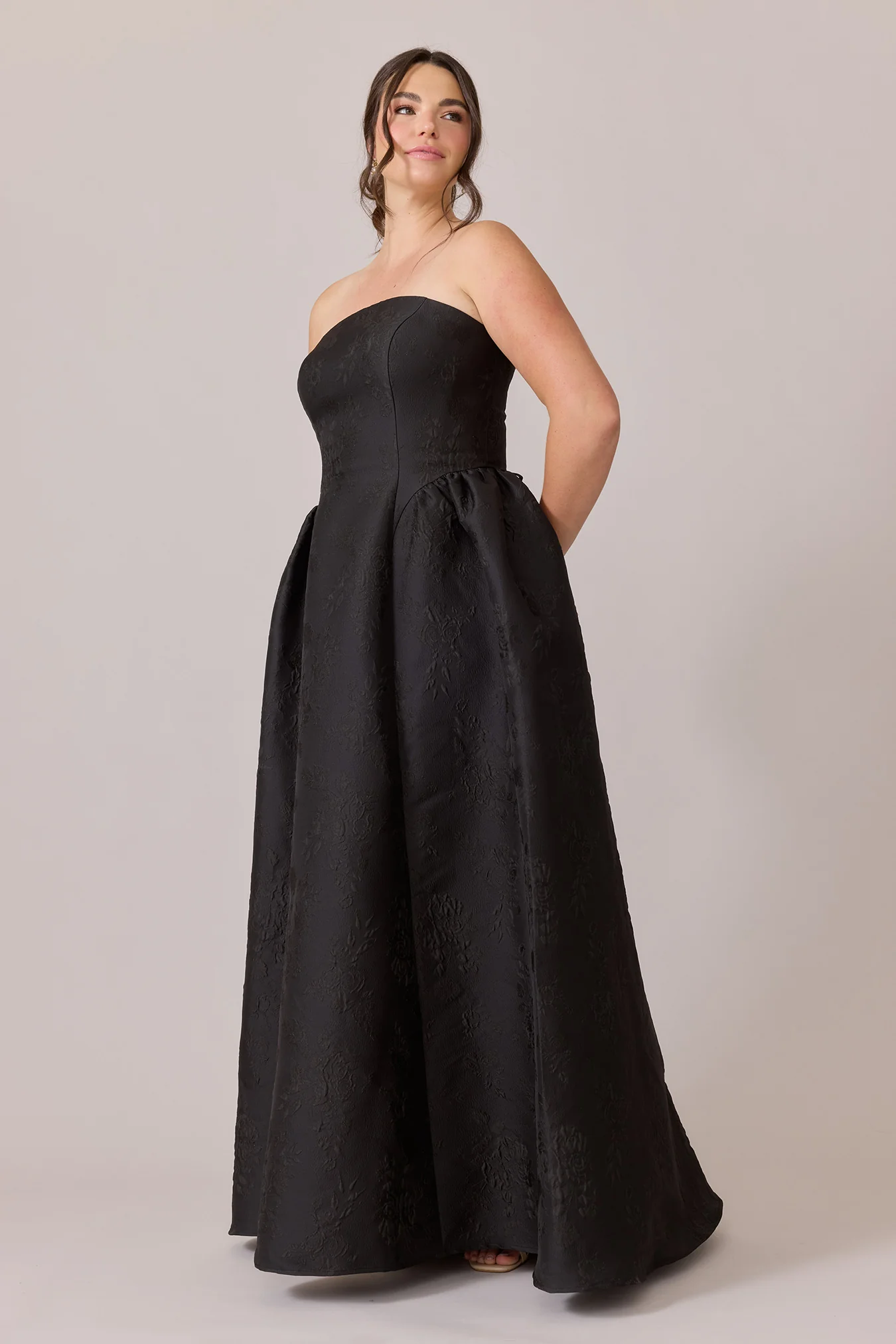 Sofia Jacquard Dress | Made To Order - Image 13