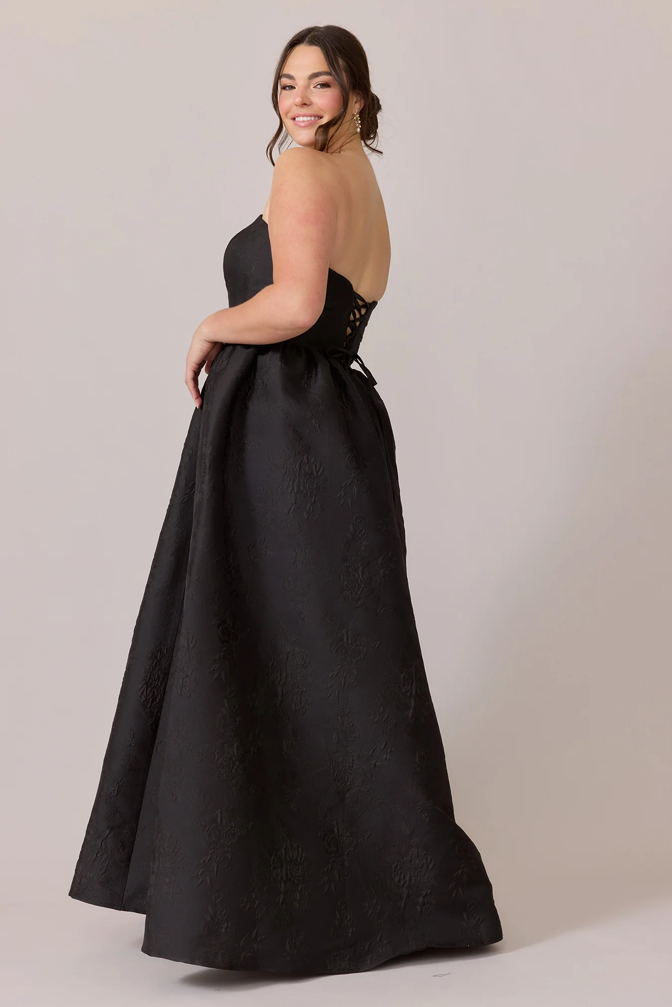 Sofia Jacquard Dress | Made To Order - Image 14