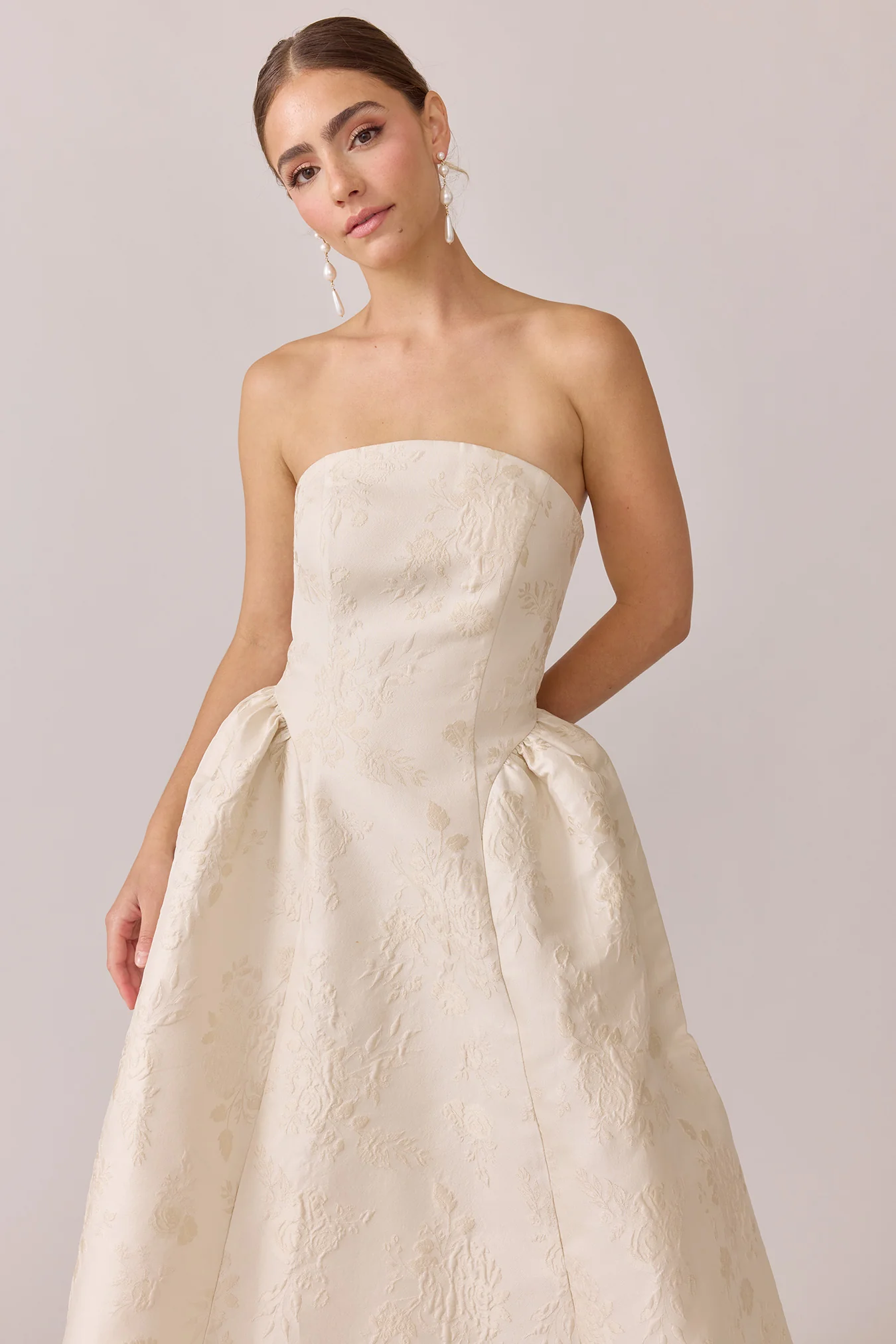 Sofia Jacquard Dress | Made To Order - Image 17
