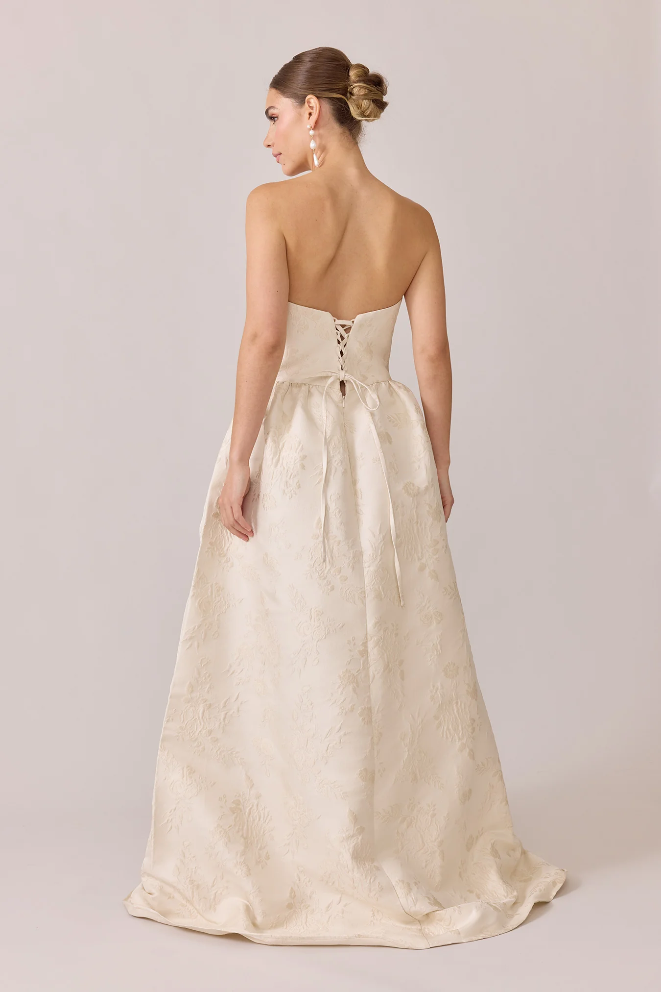 Sofia Jacquard Dress | Made To Order - Image 18