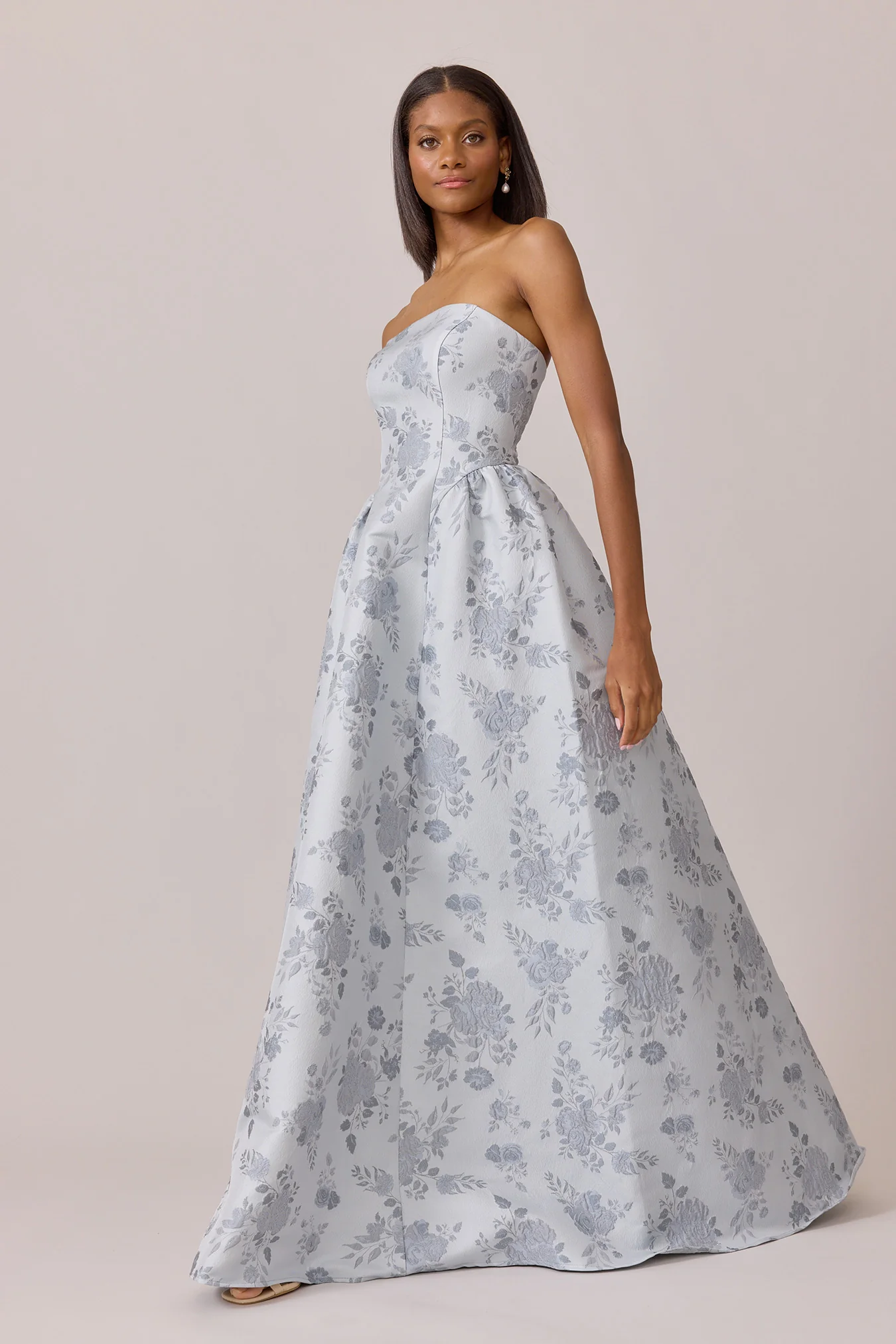 Sofia Jacquard Dress | Made To Order - Image 24