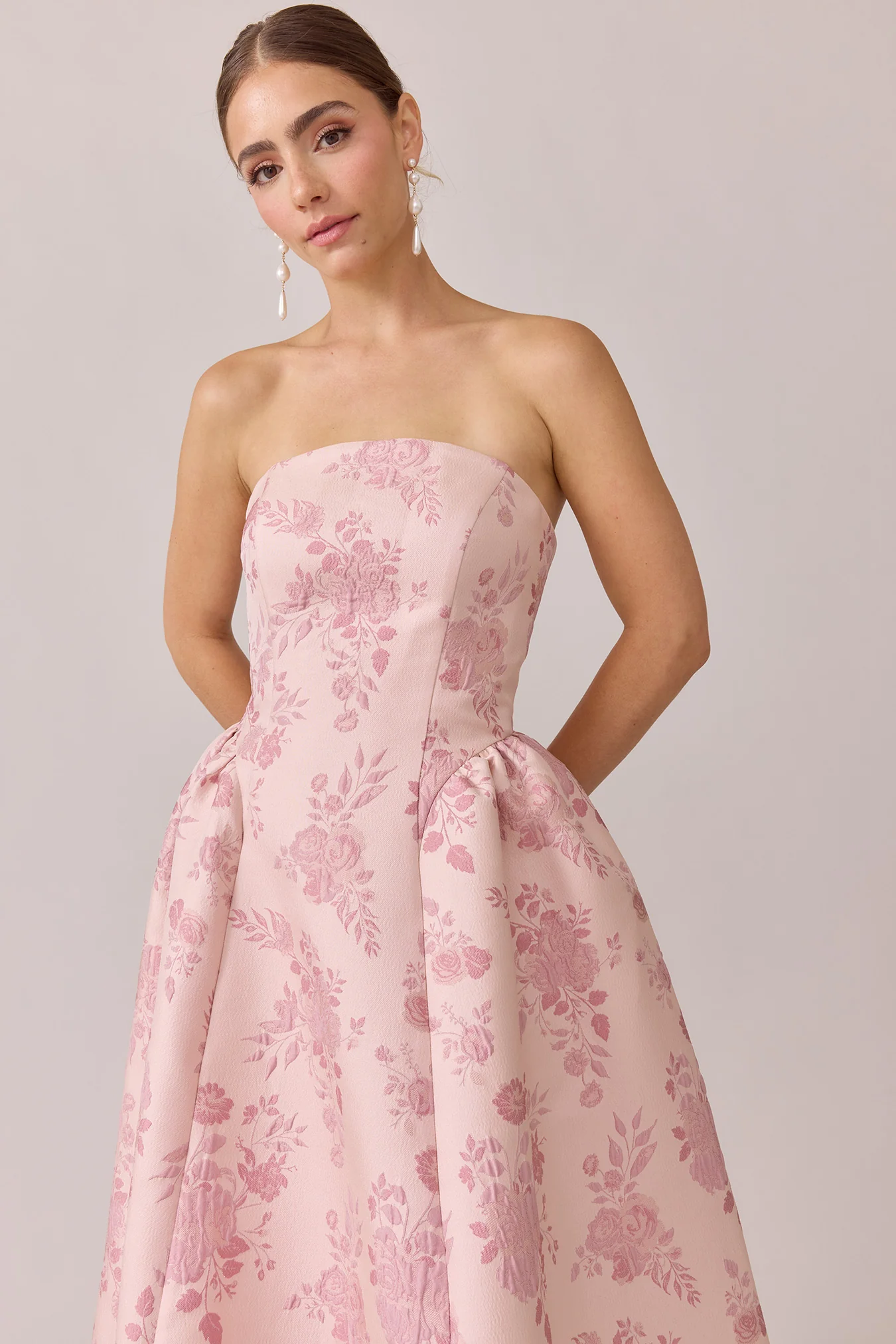 Sofia Jacquard Dress | Made To Order - Image 28