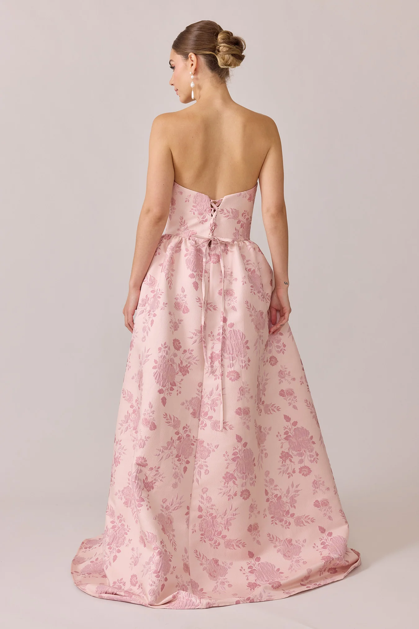 Sofia Jacquard Dress | Made To Order - Image 29