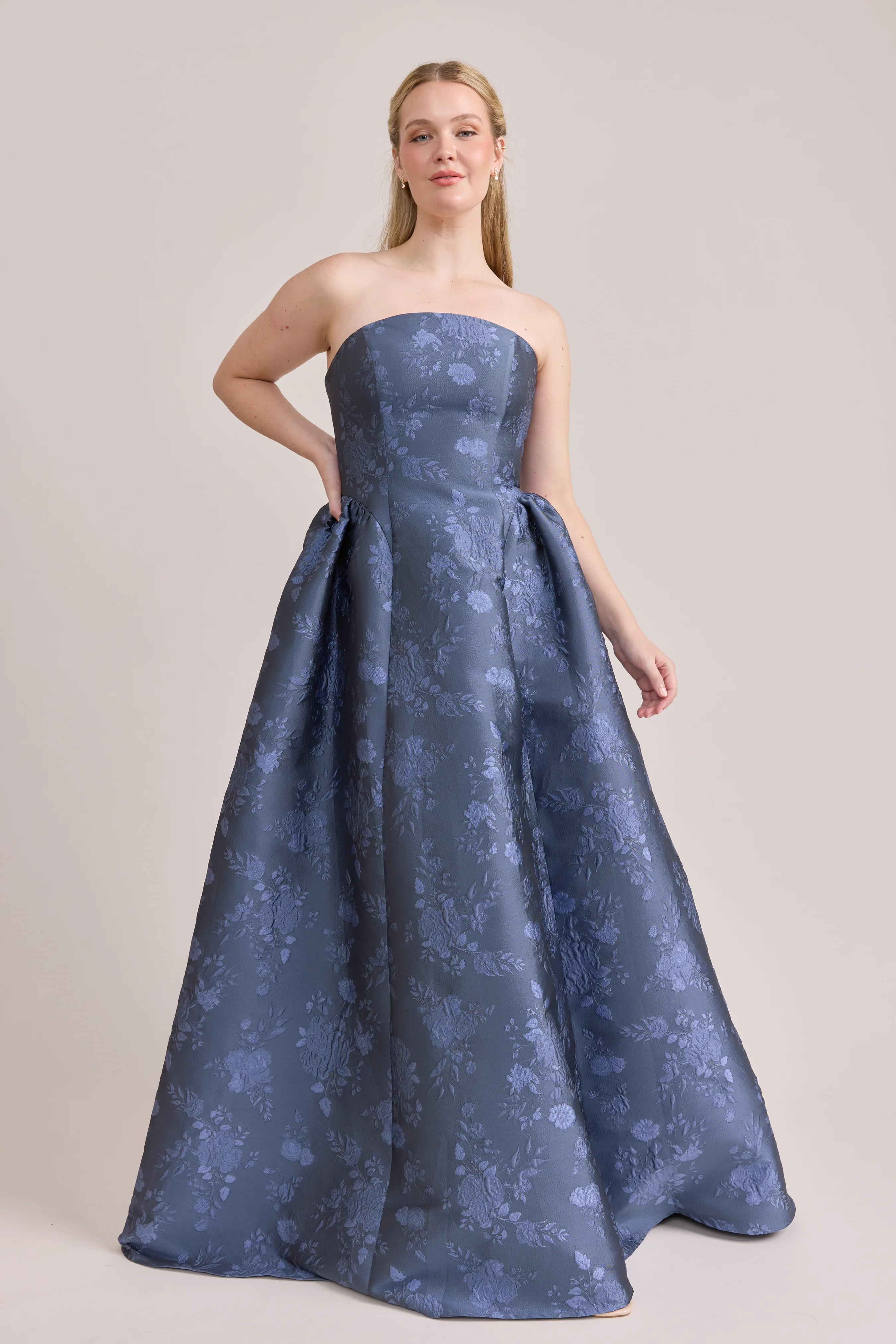 Sofia Jacquard Dress | Made To Order - Image 37