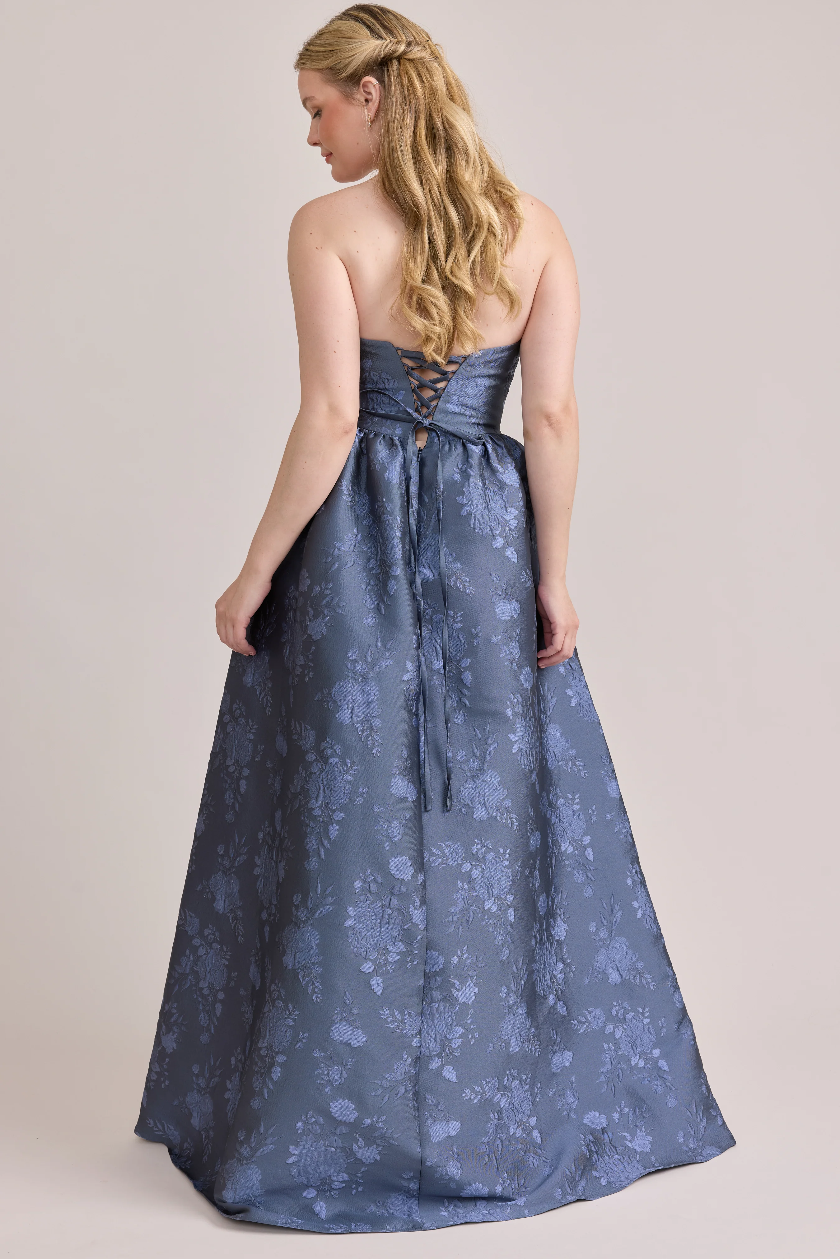 Sofia Jacquard Dress | Made To Order - Image 38