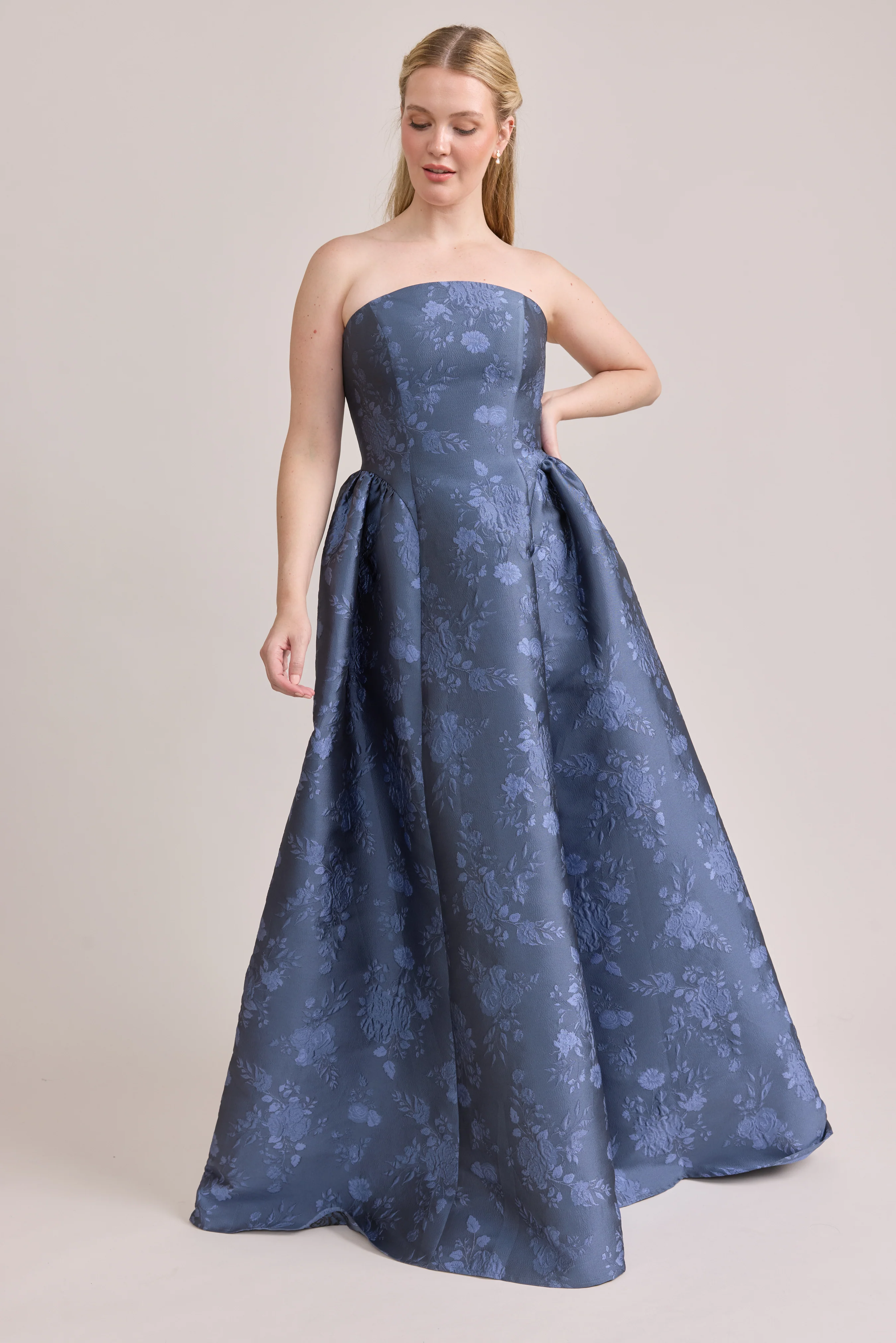Sofia Jacquard Dress | Made To Order - Image 40