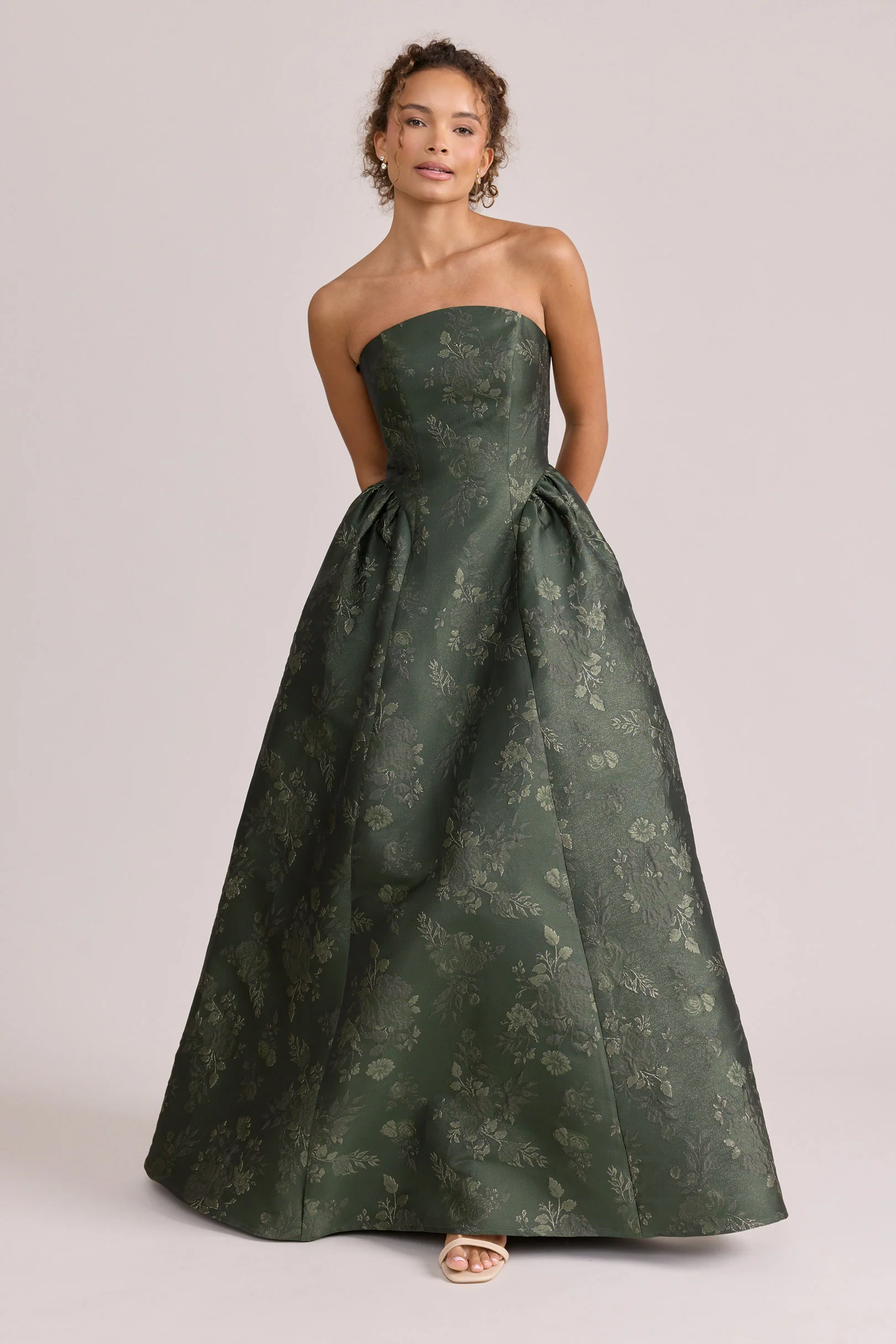 Sofia Jacquard Dress | Made To Order - Image 41