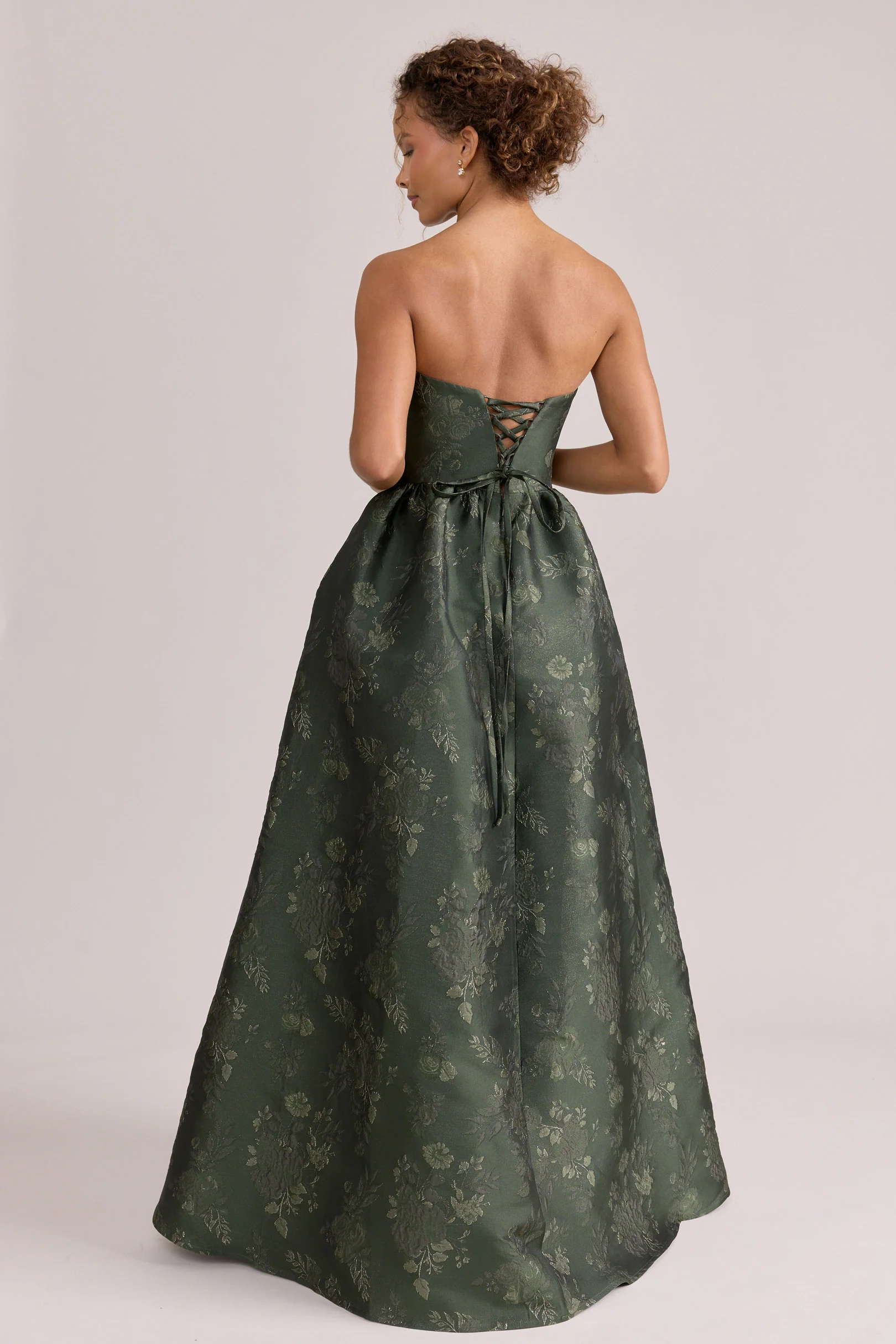 Sofia Jacquard Dress | Made To Order - Image 42