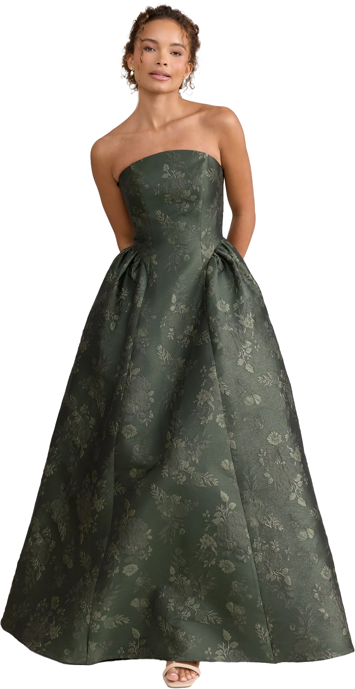 Sofia Jacquard Dress | Made To Order - Image 44