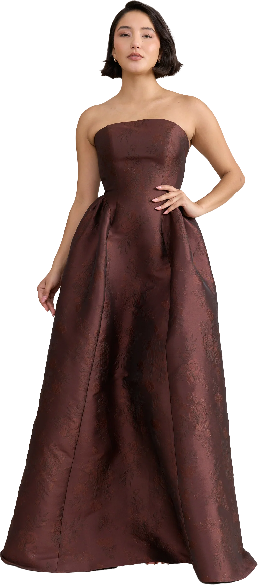 Sofia Jacquard Dress | Made To Order - Image 45