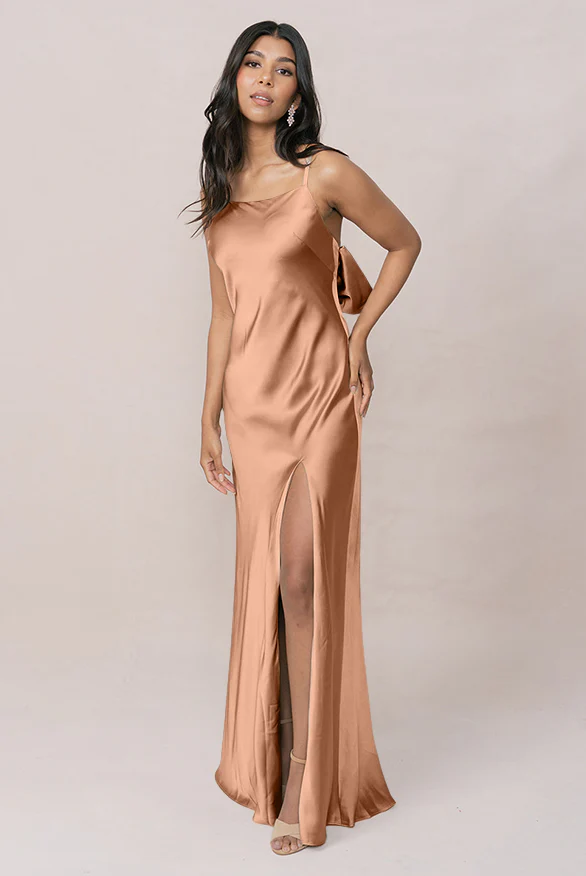 Steph Satin Dress | Made To Order - Image 101