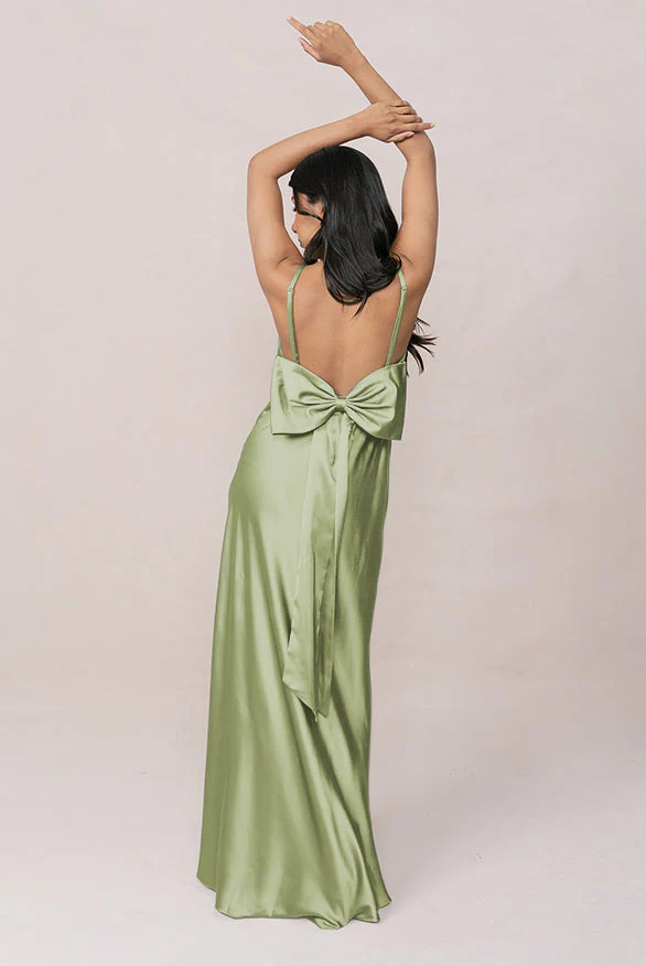 Steph Satin Dress | Made To Order - Image 165