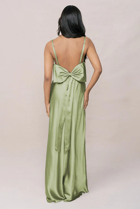 Steph Satin Dress | Made To Order - Image 166