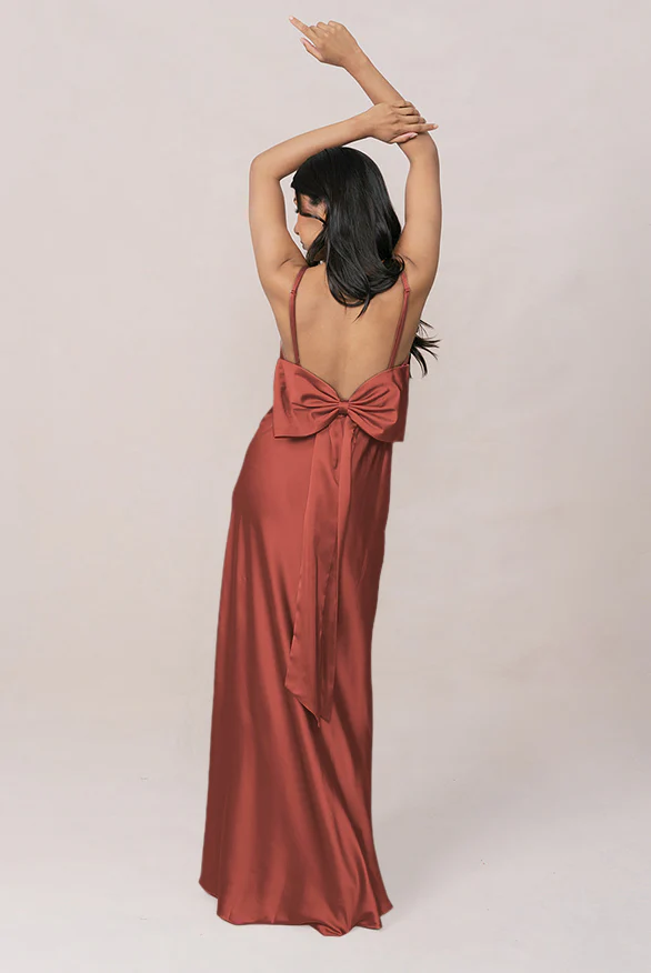 Steph Satin Dress | Made To Order - Image 20