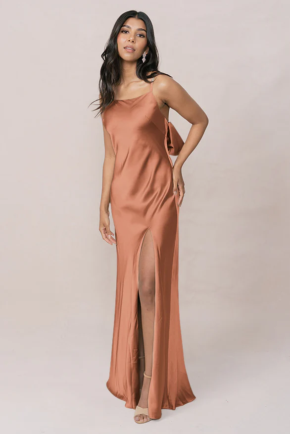 Steph Satin Dress | Made To Order - Image 23