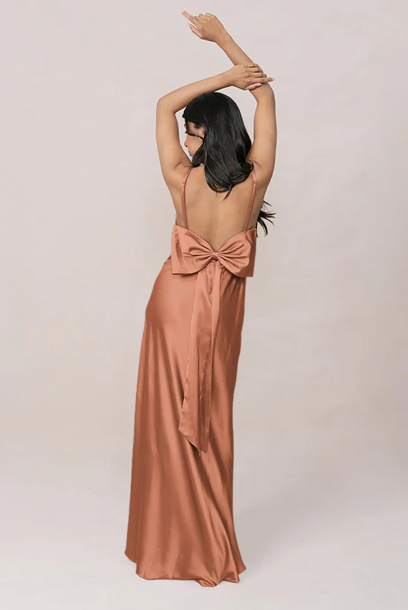 Steph Satin Dress | Made To Order - Image 24