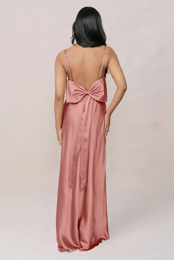 Steph Satin Dress | Made To Order - Image 28