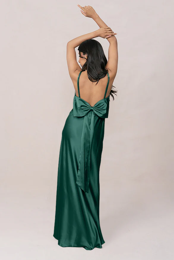 Steph Satin Dress | Made To Order - Image 34